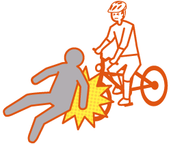 自転車事故イメージ