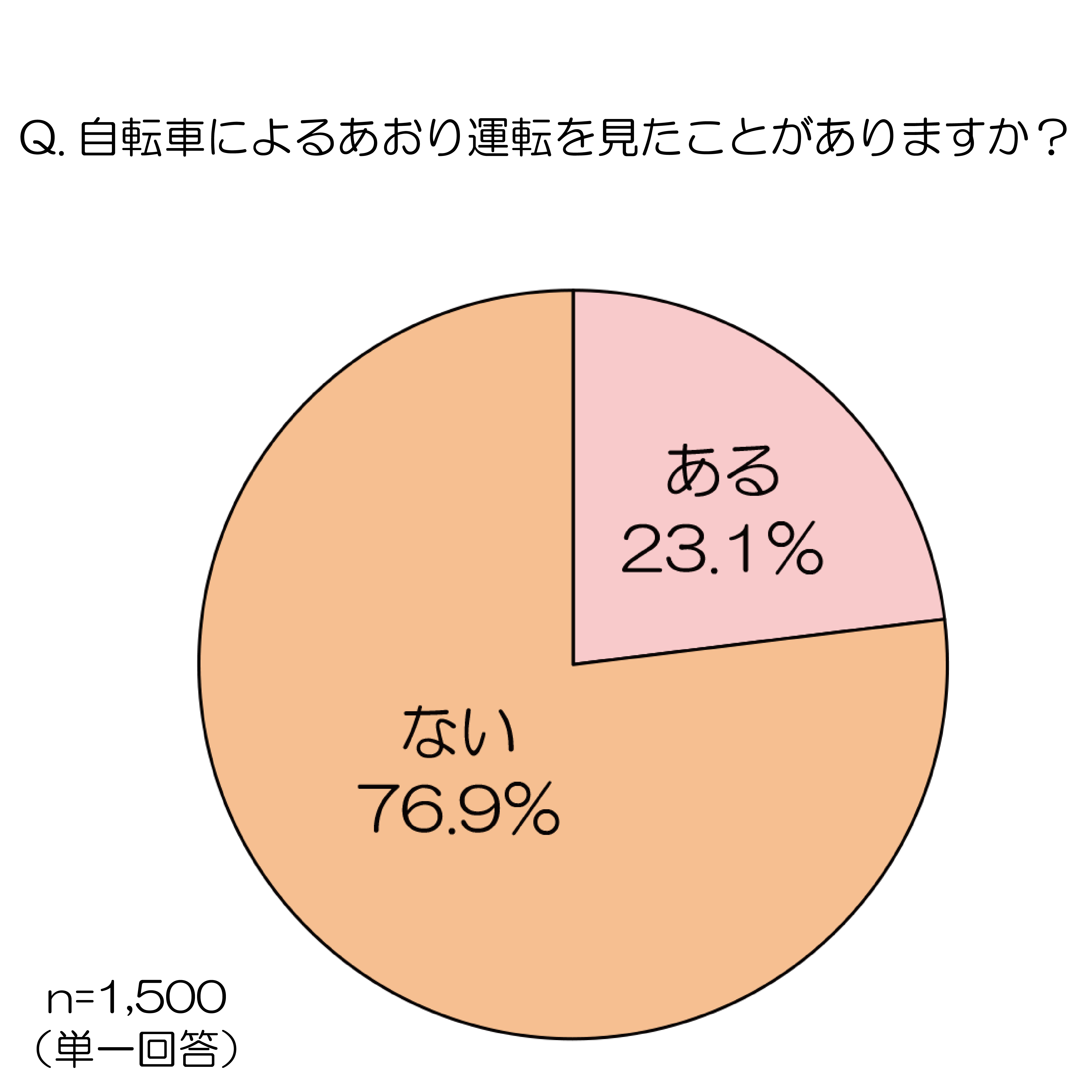 自転車によるあおり運転に関する調査~ 自転車からのあおり運転 車両