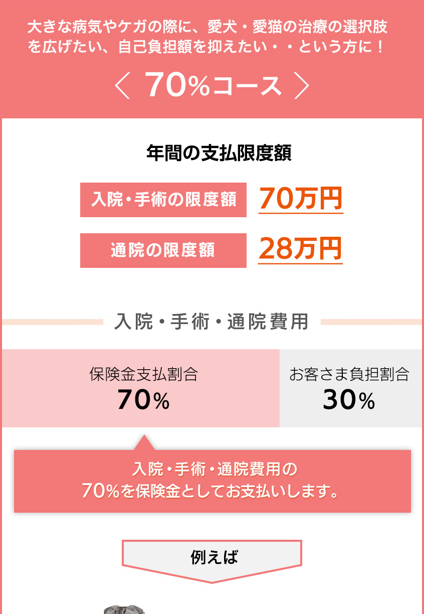 70%コース