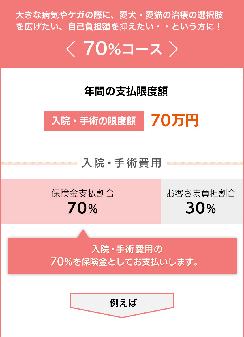 70%コース