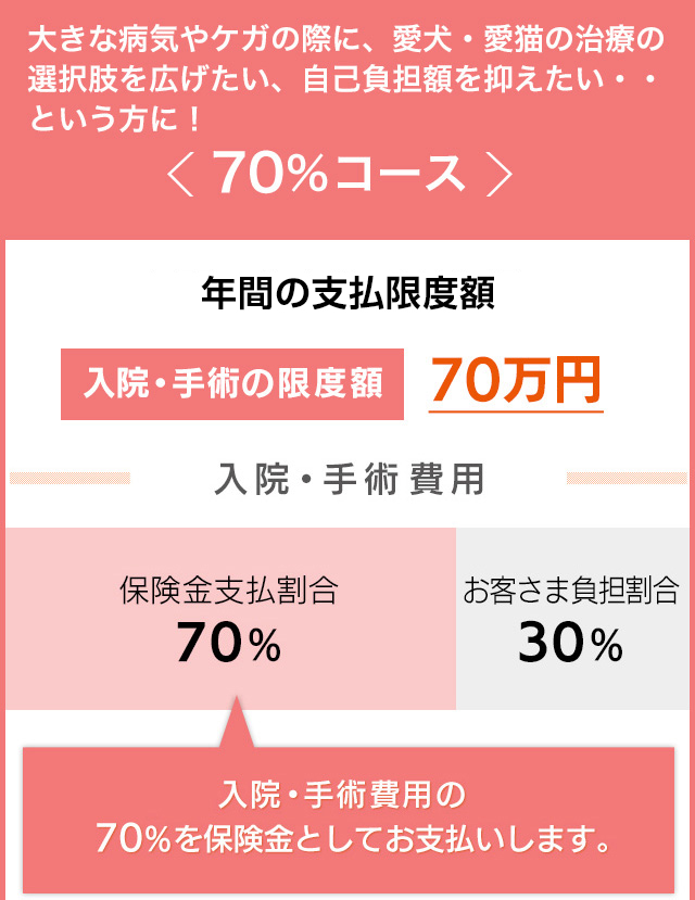 70%コース