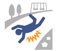 日常生活での事故イメージ