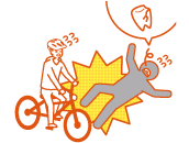 自転車事故イメージ