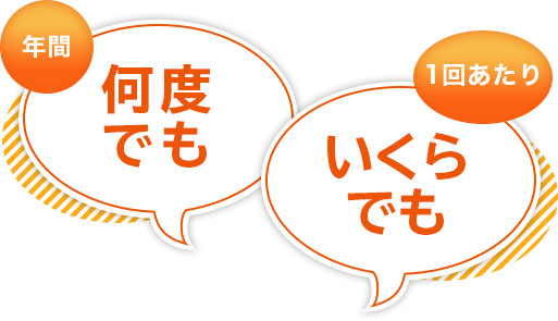 何度でもいくらでも