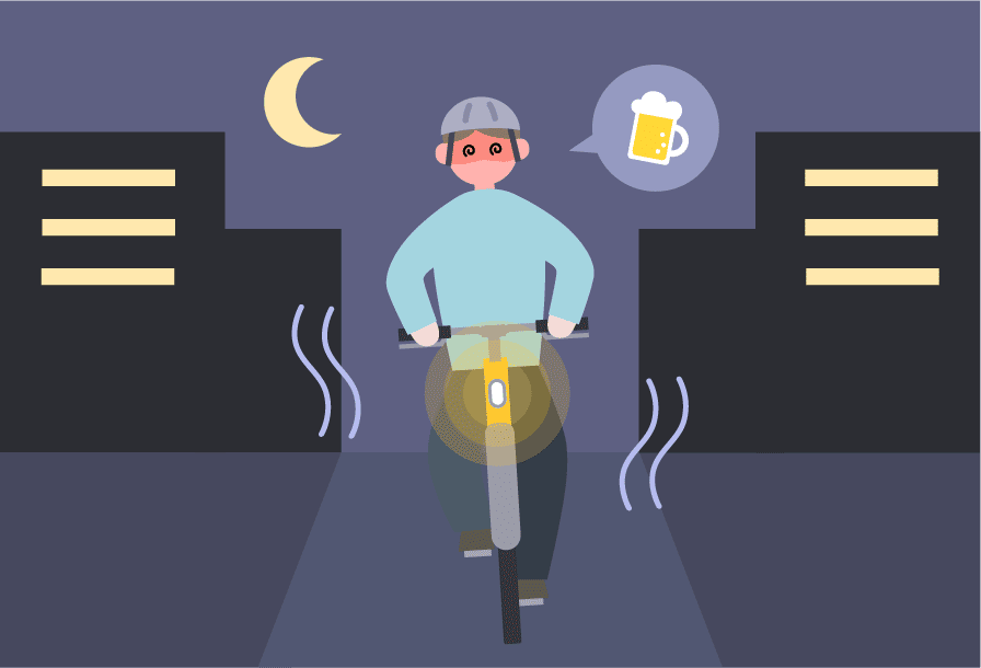 飲酒運転のイラスト